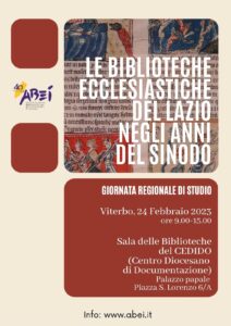 Le biblioteche ecclesiastiche del Lazio negli anni del Sinodo